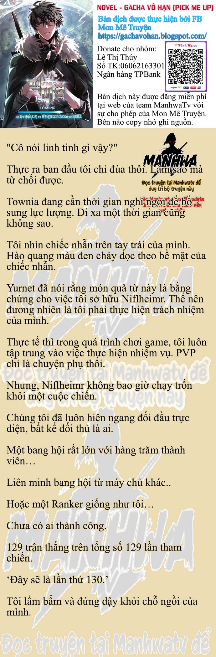 Đọc truyện [NOVEL] Gacha vô hạn - Chương 149